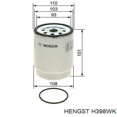 Do koszyka PL27031Z Mann-Filter Filtr paliwa