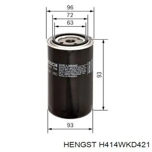 Filtr paliwa CNH 84412164 cena, od 26,45 USD
