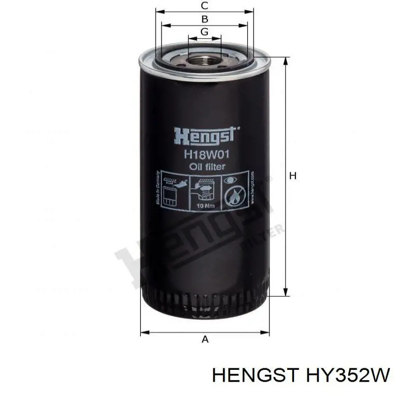 Do koszyka CS0001H Sampiyon Filtr układu hydraulicznego