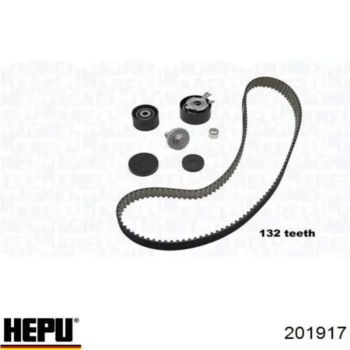 Do koszyka 201917 Hepu Pasek rozrządu, zestaw