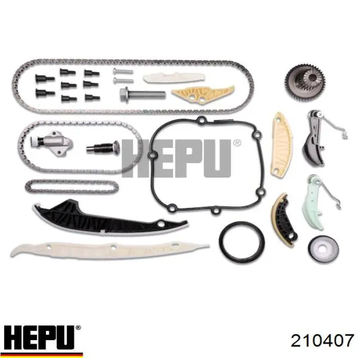 Łańcuch rozrządu górny, zestaw Hepu 210407 cena, od 500,35 USD