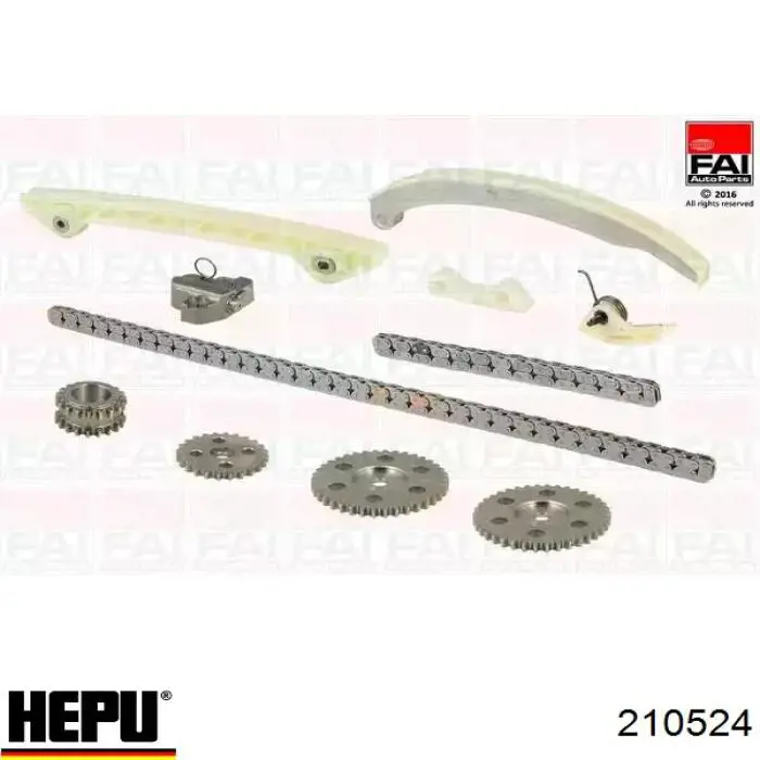 Łańcuch rozrządu, zestaw Hepu 210524 cena, od 397,24 USD