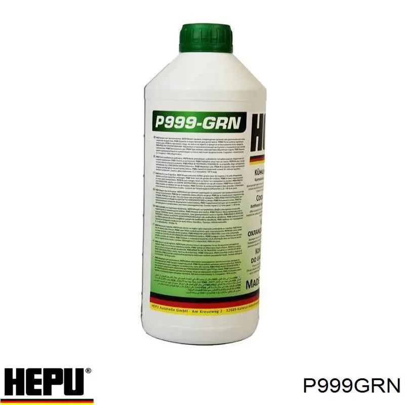 Ciecz chłodząca Hepu P999GRN cena, od 12,59 USD