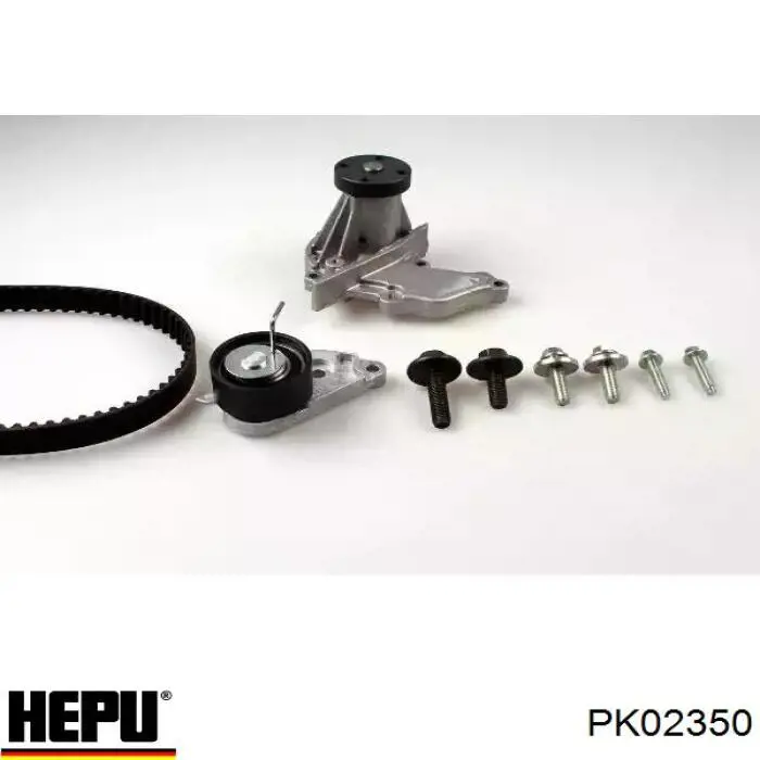 Pasek rozrządu, zestaw Hepu PK02350 cena, od 125,04 USD