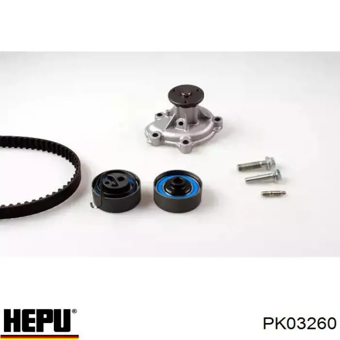Pasek rozrządu, zestaw Hepu PK03260 cena, od 122,59 USD