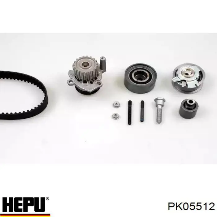 Pasek rozrządu, zestaw Hepu PK05512 cena, od 212,69 USD