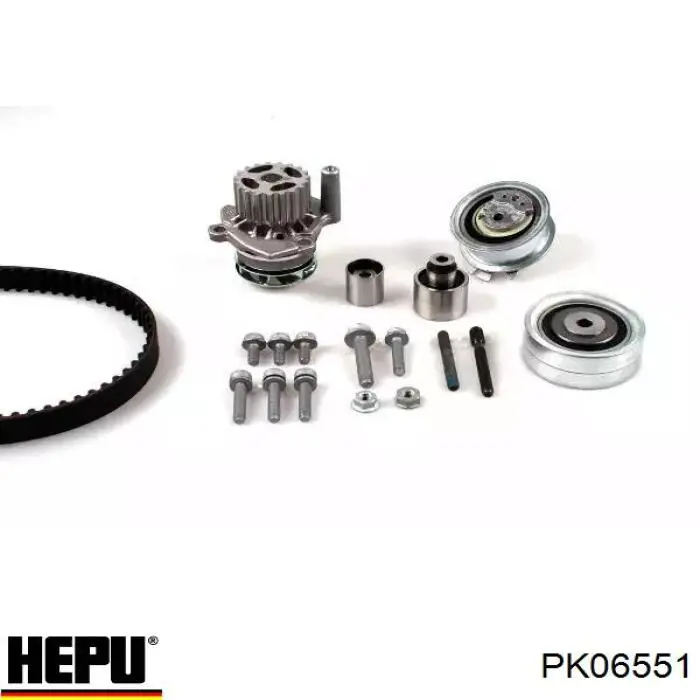 Pasek rozrządu, zestaw Hepu PK06551 cena, od 221,23 USD