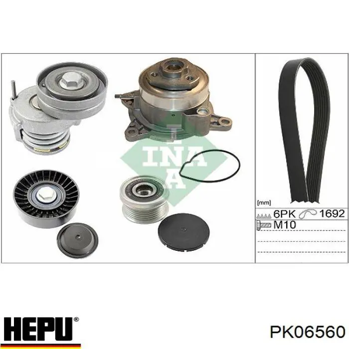 Do koszyka 529053430 INA Pasek napędowy mechanizmów, zestaw