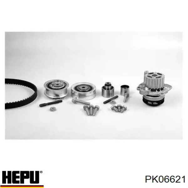 Do koszyka PK06621 Hepu Pasek rozrządu, zestaw