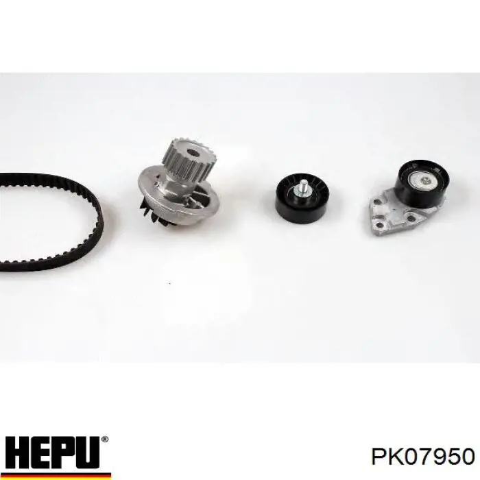 Do koszyka PK07950 Hepu Pasek rozrządu, zestaw