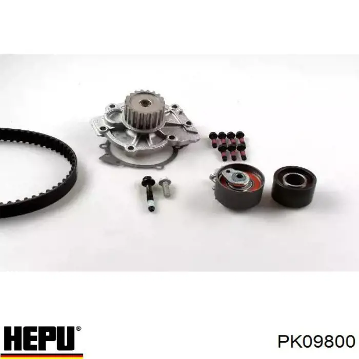 Pasek rozrządu, zestaw Hepu PK09800 cena, od 173,79 USD