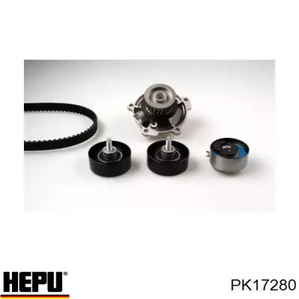 PK17280 Hepu Pasek rozrządu, zestaw