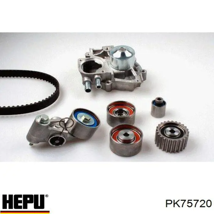 PK75720 Hepu Pasek rozrządu, zestaw