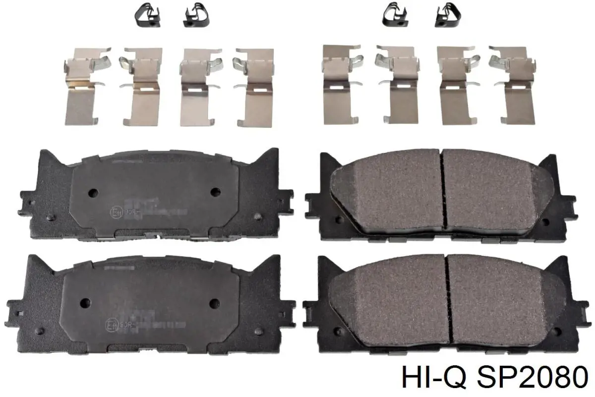SP2080 Hi-q Klocki hamulcowe przednie tarczowe