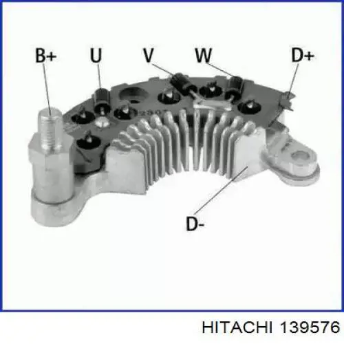 139576 Hitachi Mostek prostowniczy alternatora = Moster diodowy alternatora