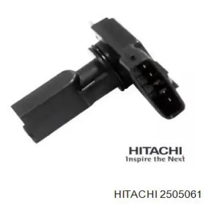 Do koszyka 2505061 Hitachi Czujnik przepływu powietrza, przepływomierz powietrza M.A.F.