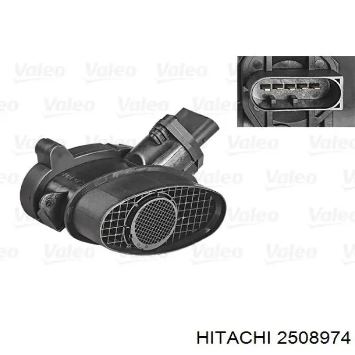 2508974 Hitachi Czujnik przepływu powietrza, przepływomierz powietrza M.A.F.