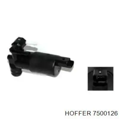 7500126 Hoffer Pompka spryskiwacza szyby przedniej