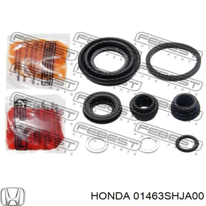 Do koszyka 01463SHJA00 Honda Zestaw naprawczy zacisku hamulcowego przedniego
