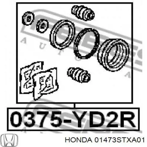Zestaw naprawczy zacisku hamulcowego tylnego Honda 01473STXA01 cena, od 6,23 USD