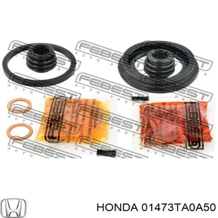 Do koszyka 01473TA0A50 Honda Zestaw naprawczy zacisku hamulcowego tylnego