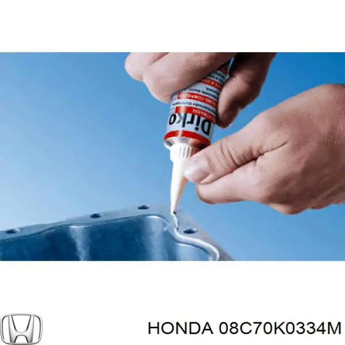 Do koszyka 08C70K0334M Honda Szczeliwo silnikowe żaroodporne