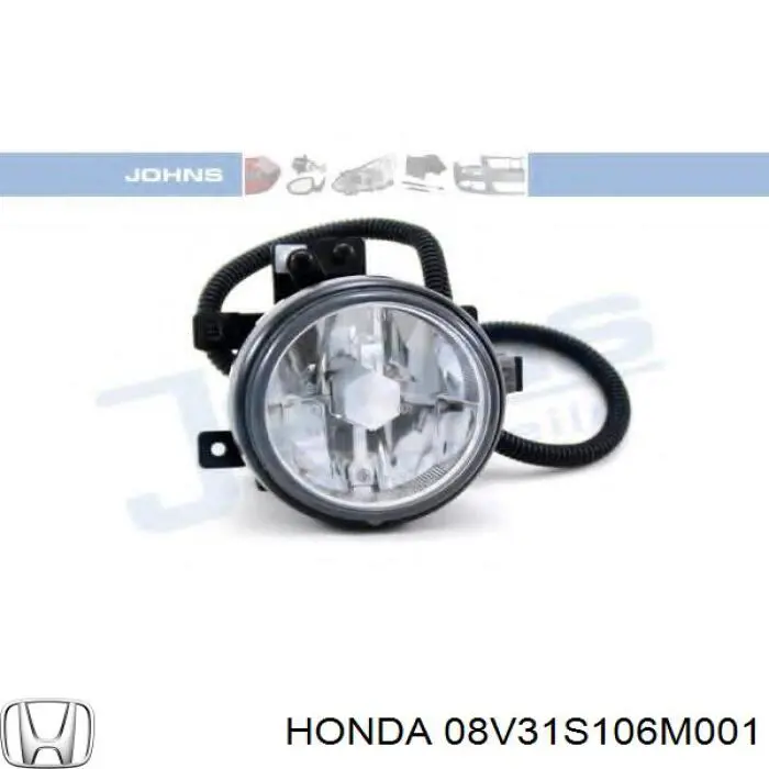 Lampa przeciwmgielna lewa/prawa do Honda CR-V I RD