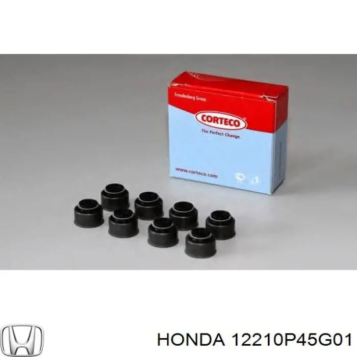 Do koszyka 12210P45G01 Honda Uszczelniacz zaworu dolotowego