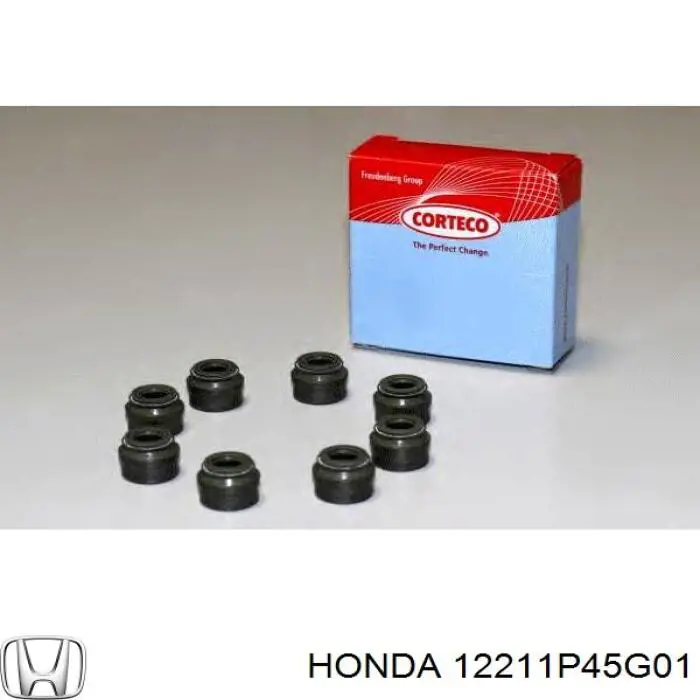 Do koszyka 12211P45G01 Honda Uszczelniacz zaworu wylotowego