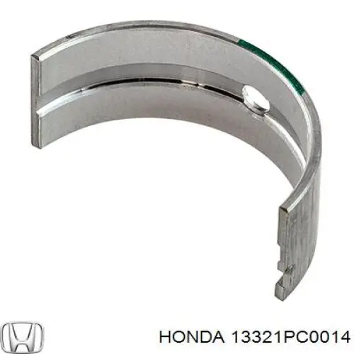 Panewki główne wału korbowego, zestaw, standardowe (STD) Honda 13321PC0014 cena, od 18,13 USD