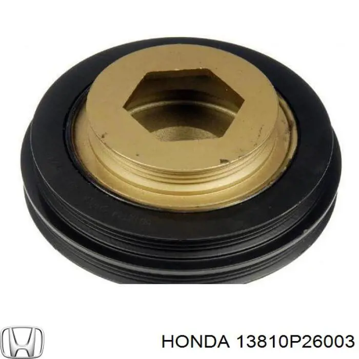 Koło pasowe wału korbowego Honda 13810P26003 cena, od 73,29 USD