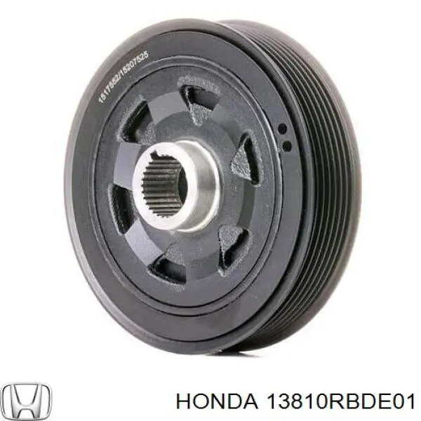 Do koszyka 13810RBDE01 Honda Koło pasowe wału korbowego