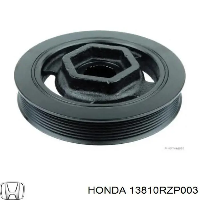 Do koszyka 13810RZP003 Honda Koło pasowe wału korbowego