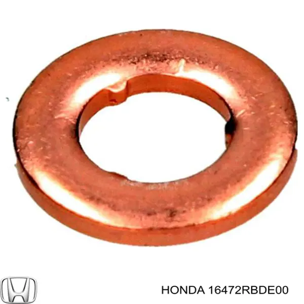 Do koszyka 16472RBDE00 Honda Pierścień uszczelniający wtryskiwacza
