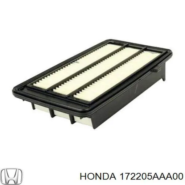 Do koszyka 172205AAA00 Honda Filtr powietrza