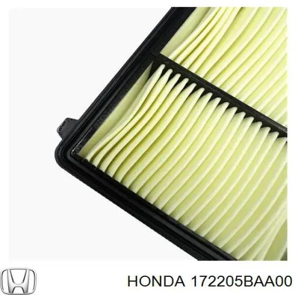 Filtr powietrza 172205BAA00 Honda