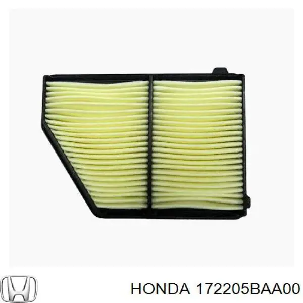 Filtr powietrza Honda 172205BAA00 cena, od 10,90 USD