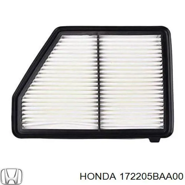 Do koszyka 172205BAA00 Honda Filtr powietrza