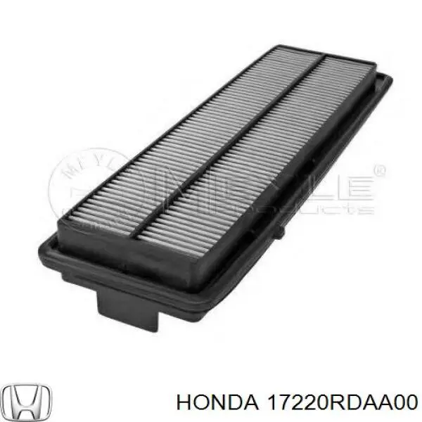 Do koszyka 17220RDAA00 Honda Filtr powietrza