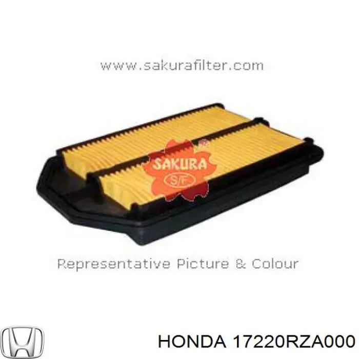 Filtr powietrza Honda 17220RZA000 cena, od 6,80 USD