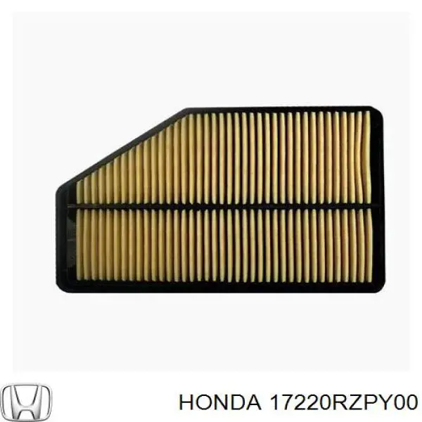 Do koszyka 17220RZPY00 Honda Filtr powietrza