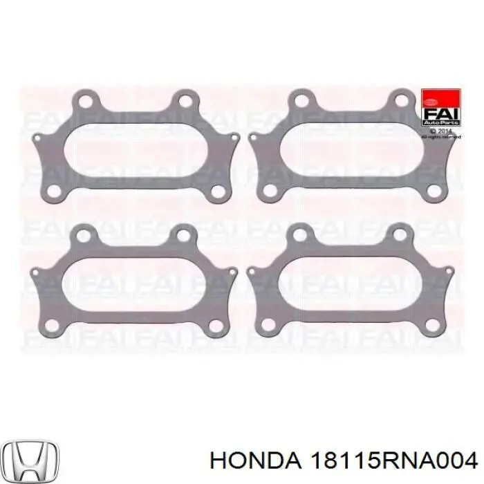 Do koszyka 18115RNA004 Honda Uszczelka kolektora wydechowego