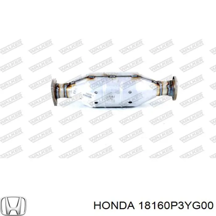 Konwerter-katalizator Honda 18160P3YG00 cena, od 542,98 USD