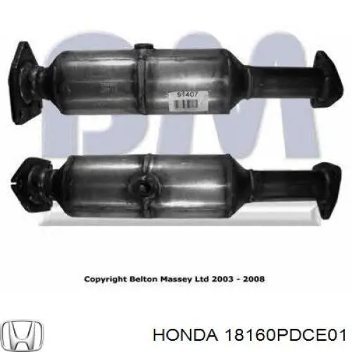 Konwerter-katalizator Honda Accord VI sedana (CG) (1998 - 2003) cena, od 157,13 USD
