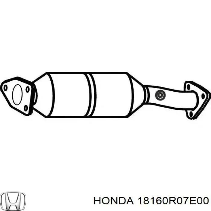 Do koszyka 18160R07E00 Honda Filtr cząstek stałych układu wydechowego