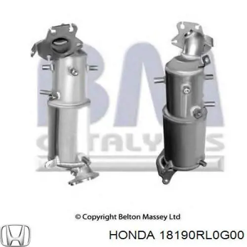 Filtr cząstek stałych układu wydechowego Honda Accord VIII sedana (CU) (2008 - 2015) cena, od 929,81 USD