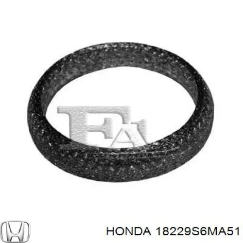 Uszczelka rury odbiornika tłumika Honda 18229S6MA51 cena, od 60,08 USD