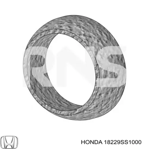 Do koszyka 18229SS1000 Honda Pierścień kolektora wydechowego