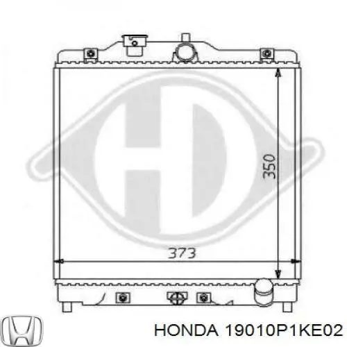 Chłodnica silnika Honda Civic VI hatchback (MA,MB) (1994 - 1997) cena, od 36,81 USD