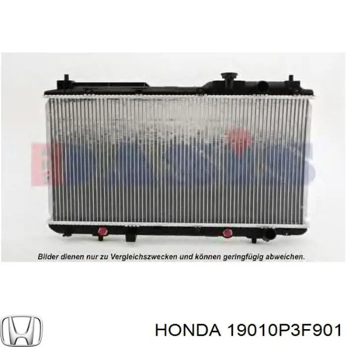 Do koszyka 19010P3F901 Honda Chłodnica silnika